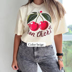 Camiseta Básica | Estampado Frutal vintage