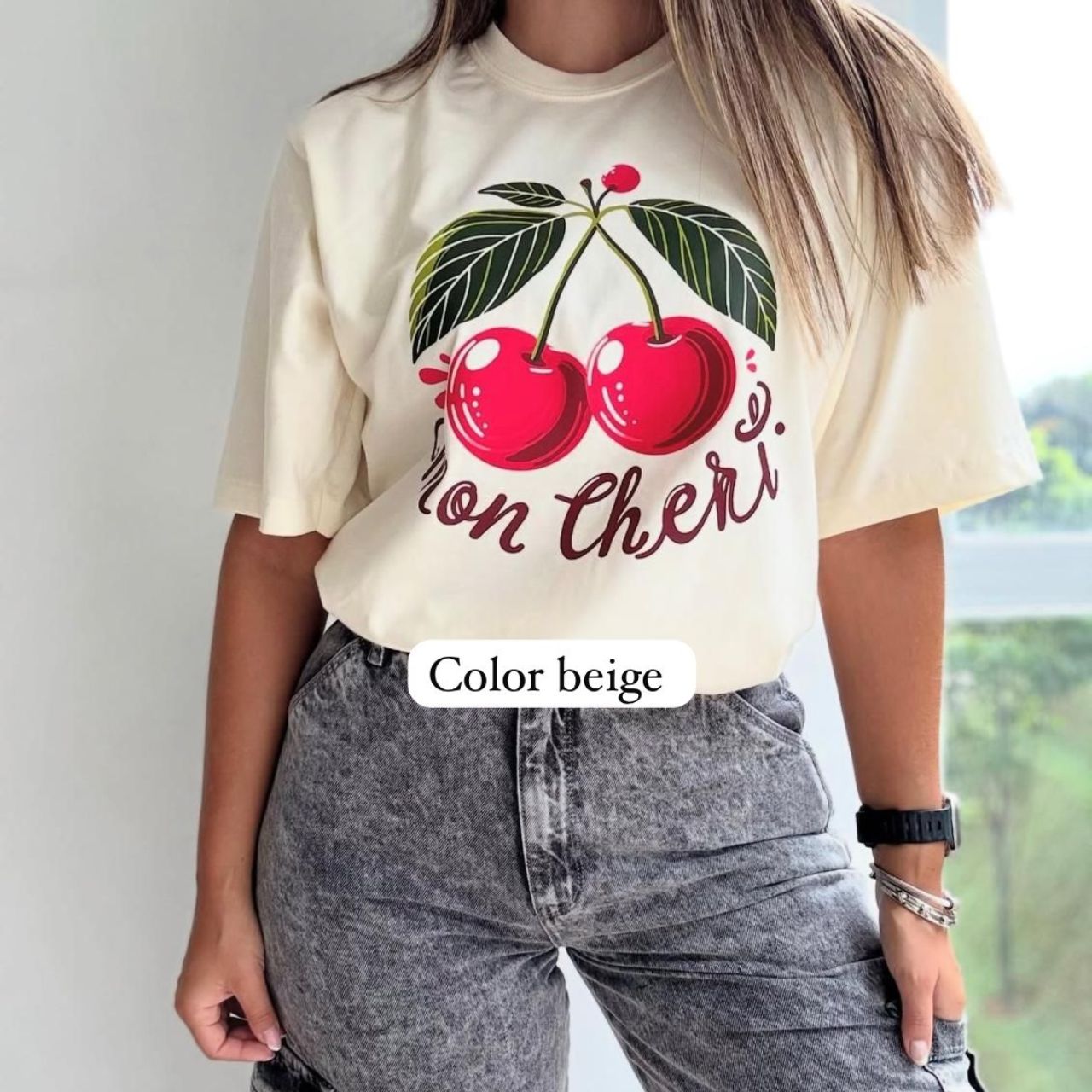 Camiseta Básica | Estampado Frutal vintage